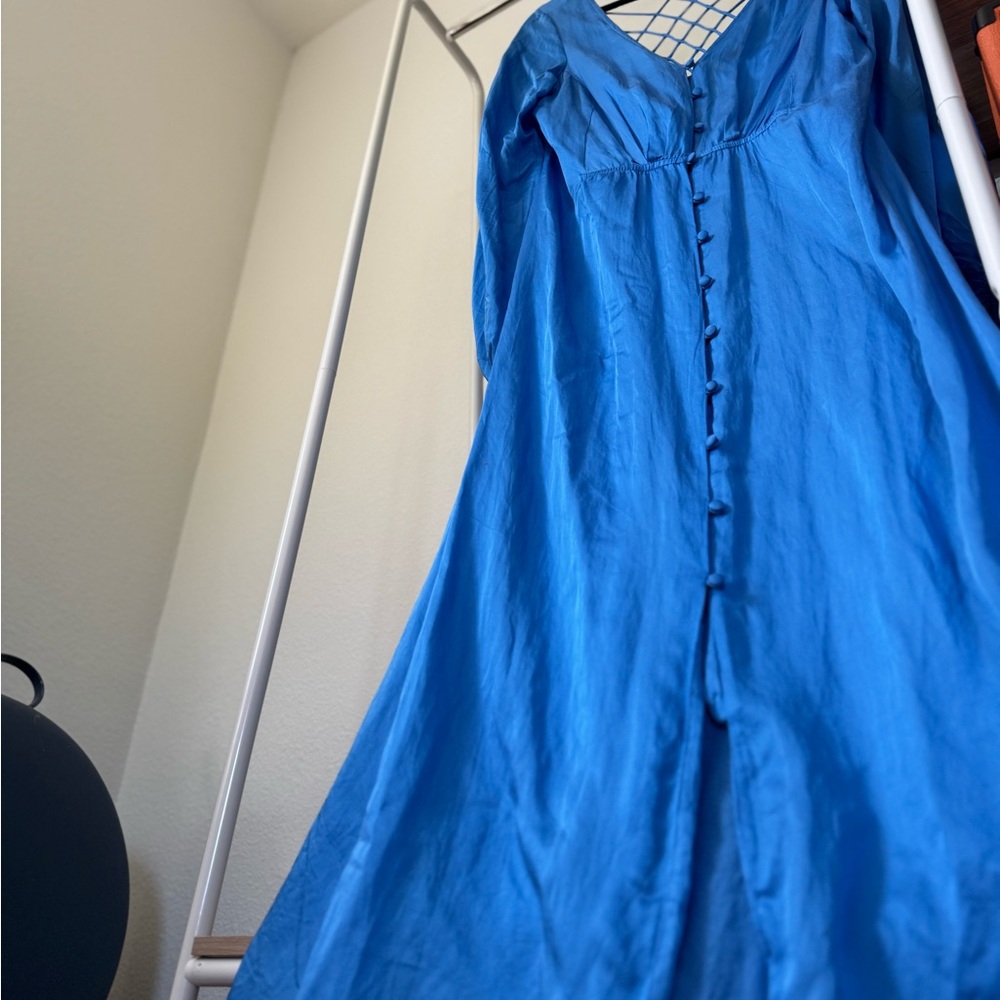 Free People Vibrant Blue Dress - Picture 7 of 10